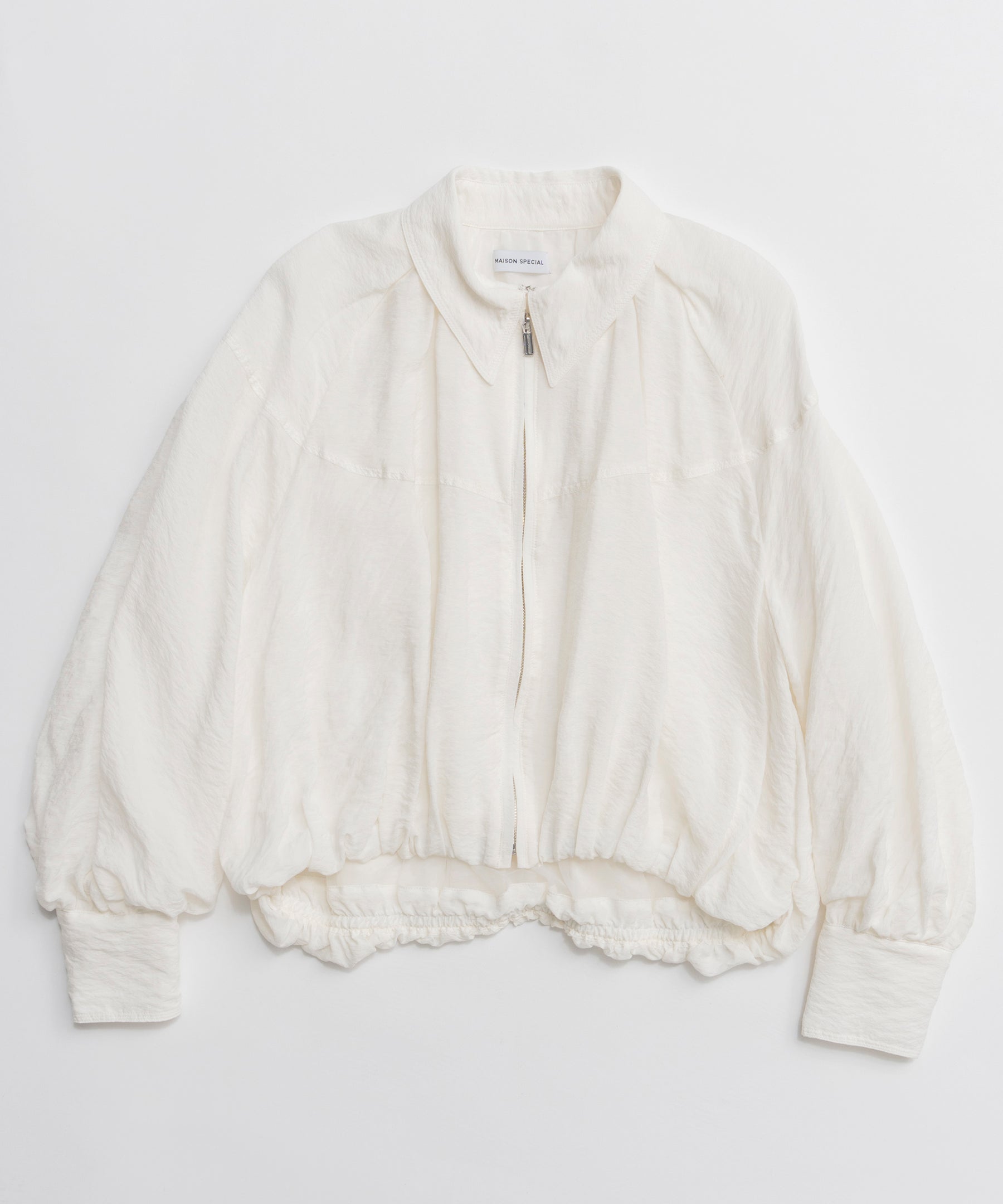 【26SPRING PRE-ORDER】Balloon Zip Shirt