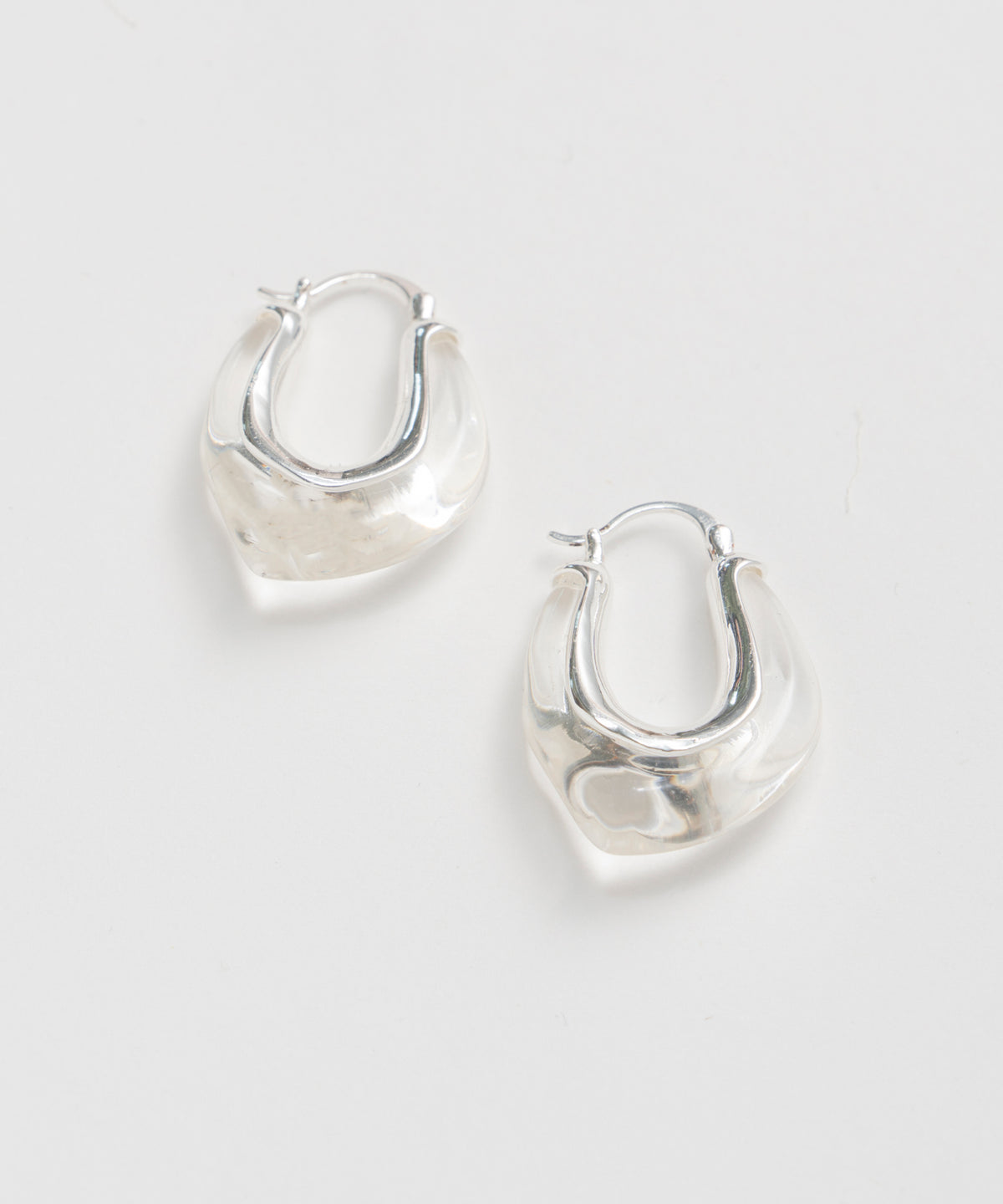 Clear Drop Earrings