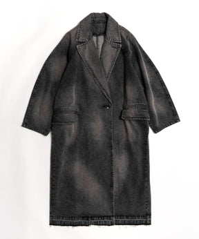 [Sale] Washed Denim Coat