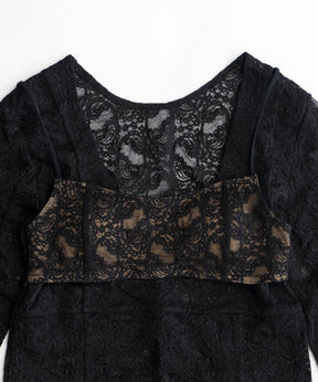 With Bra 2way Lace Tops