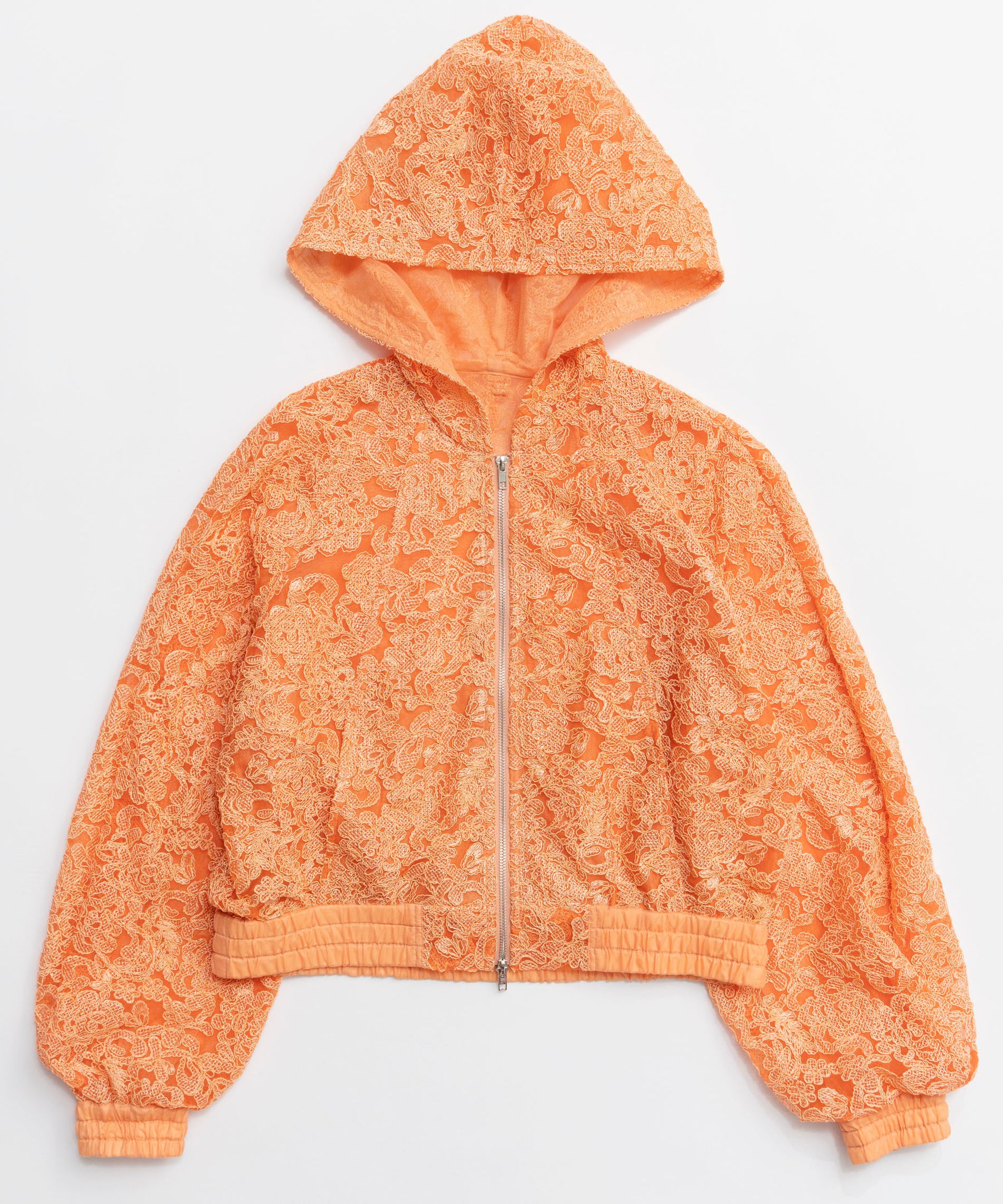 【26SPRING PRE-ORDER】Hooded lace parka