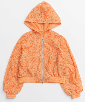 【26SPRING PRE-ORDER】Hooded lace parka