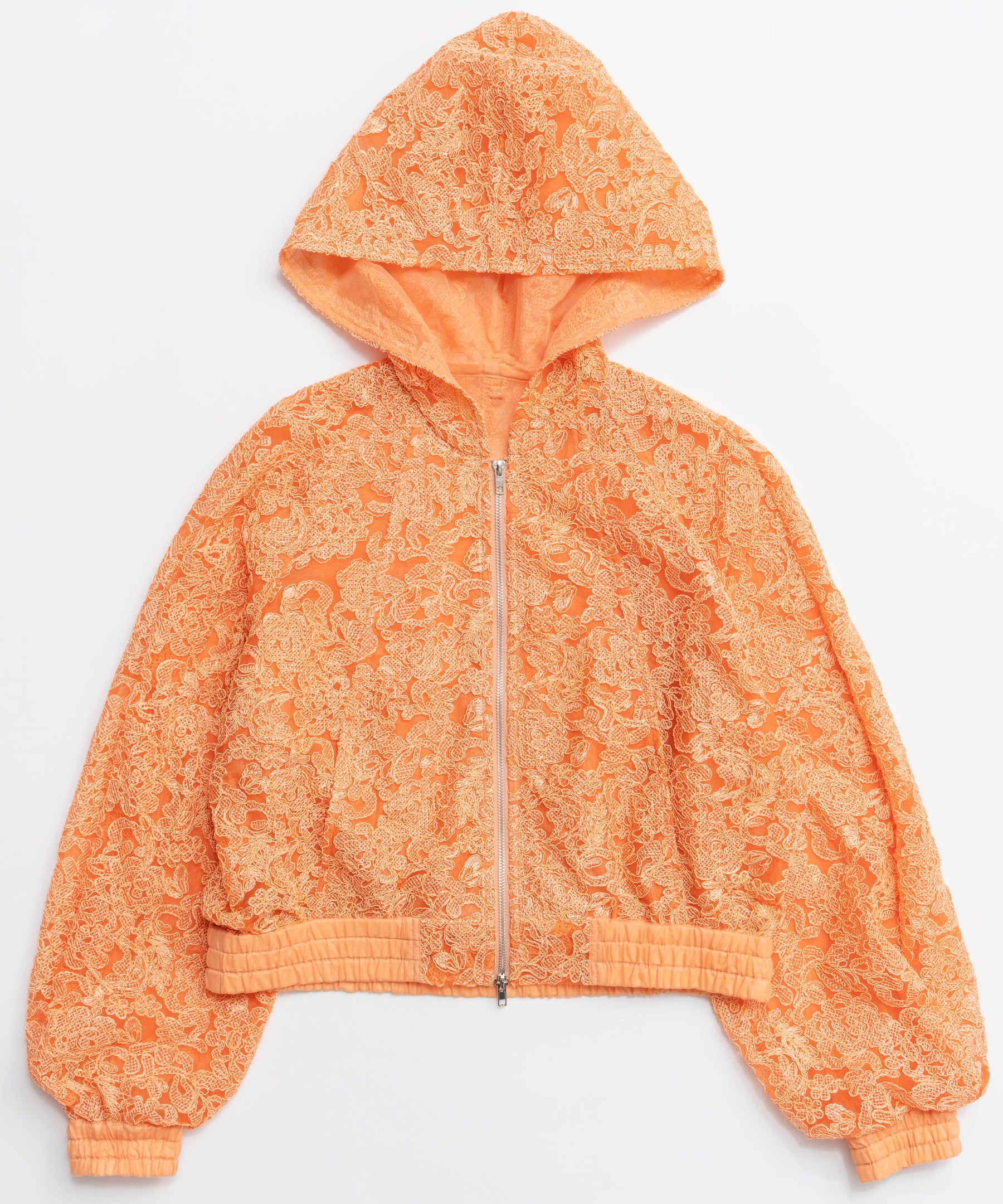 【26SPRING PRE-ORDER】Hooded lace parka