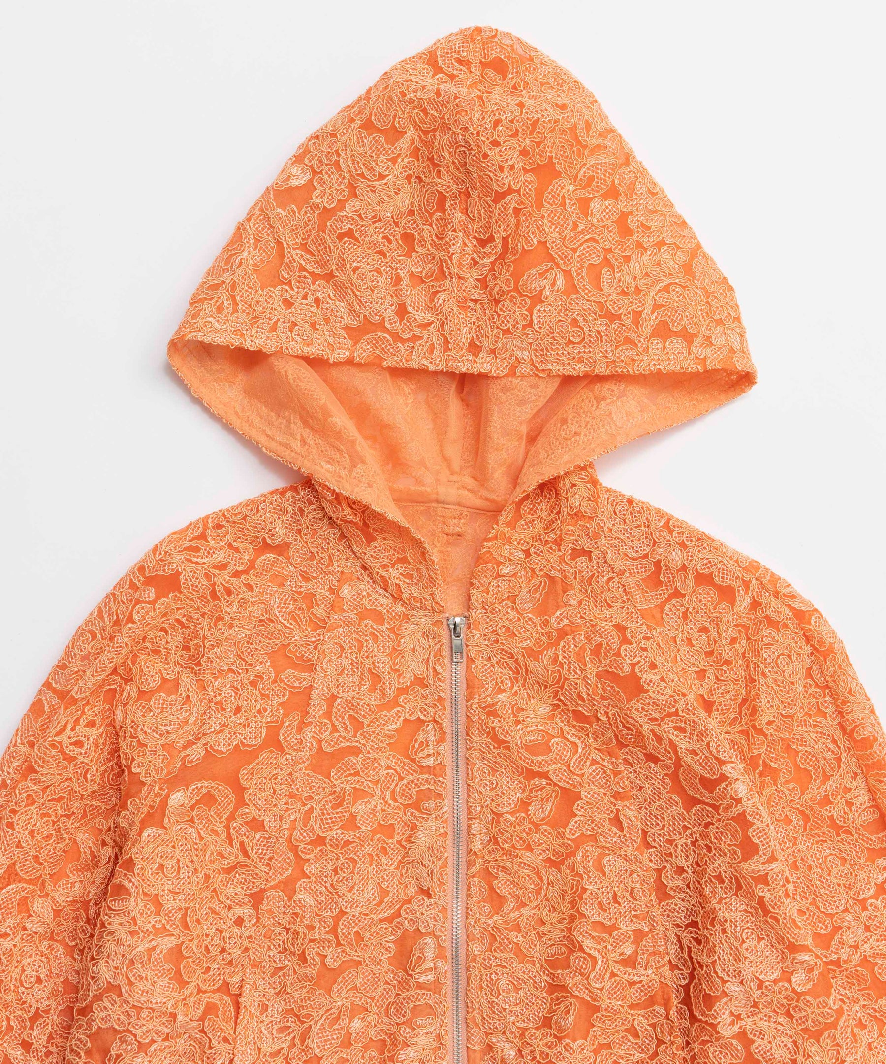 【26SPRING PRE-ORDER】Hooded lace parka