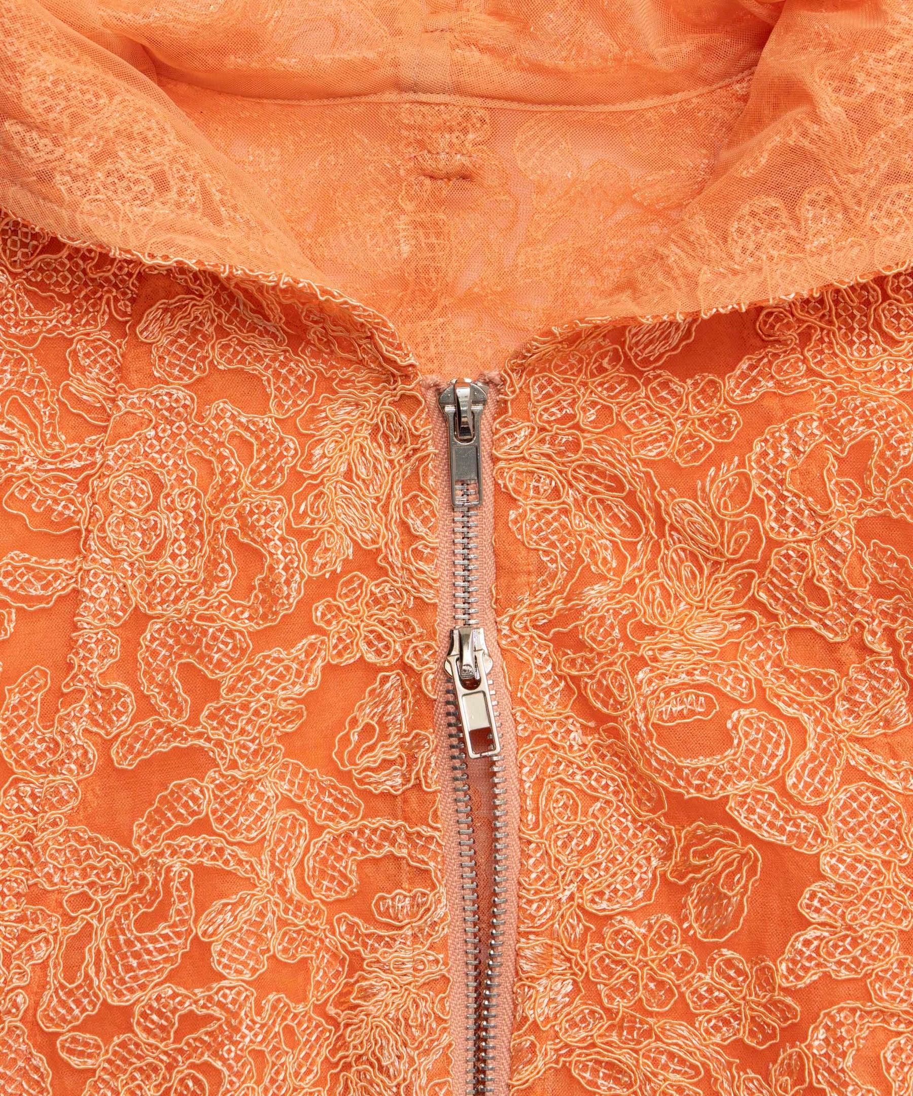 【26SPRING PRE-ORDER】Hooded lace parka