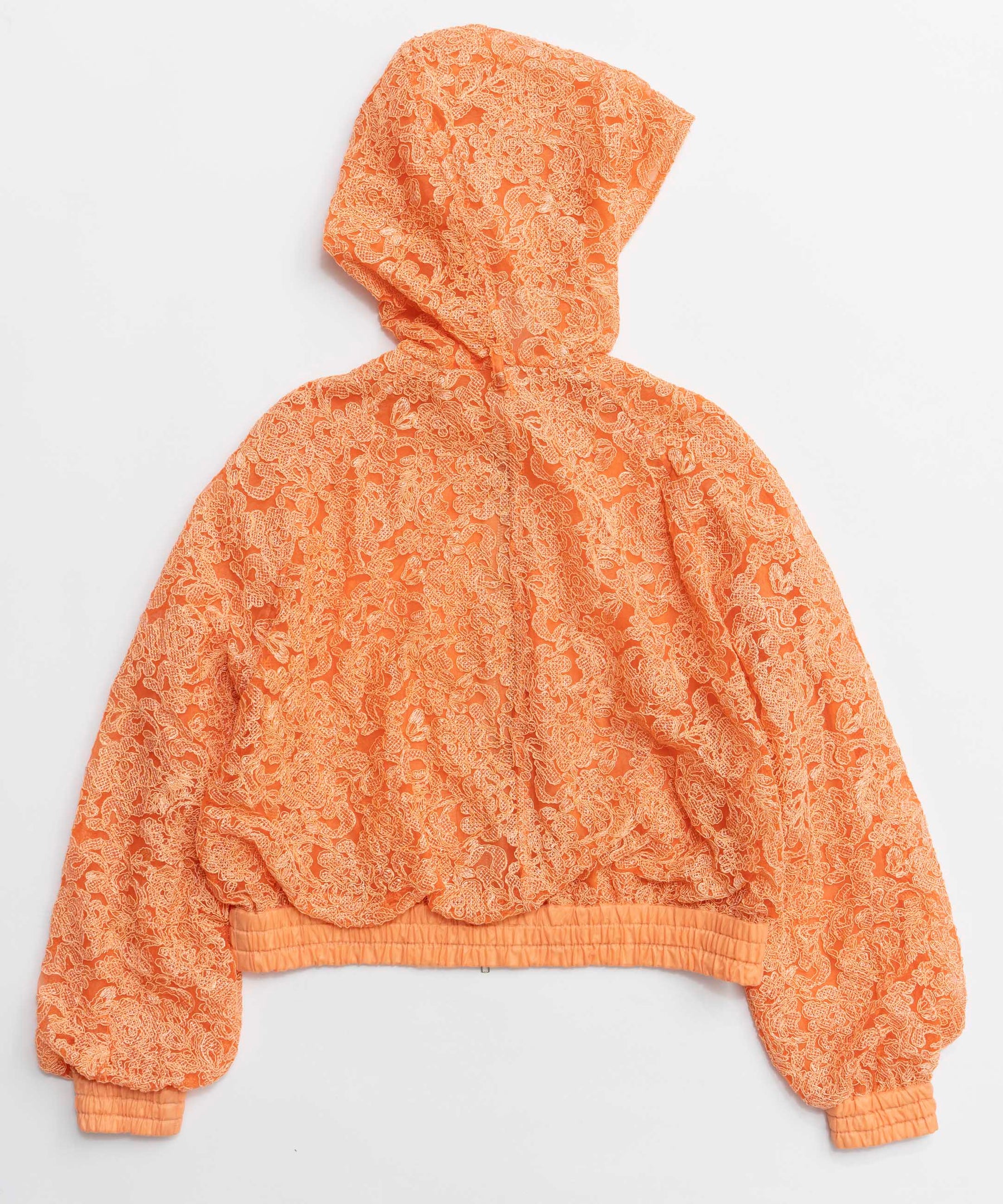 【26SPRING PRE-ORDER】Hooded lace parka