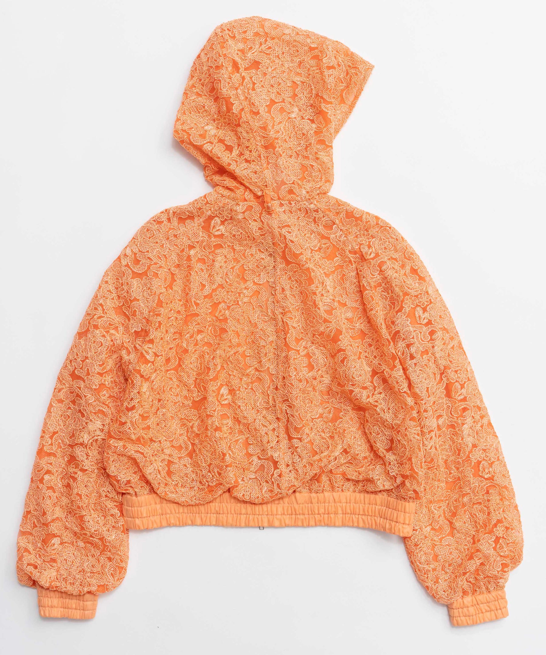 【26SPRING PRE-ORDER】Hooded lace parka