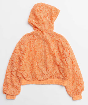 【26SPRING PRE-ORDER】Hooded lace parka