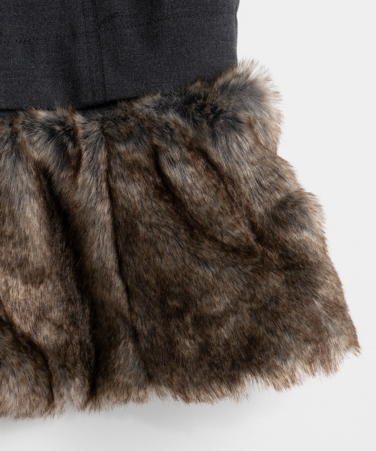 【26WINTER PRE-ORDER】Fur Hem 2WAY Skirt