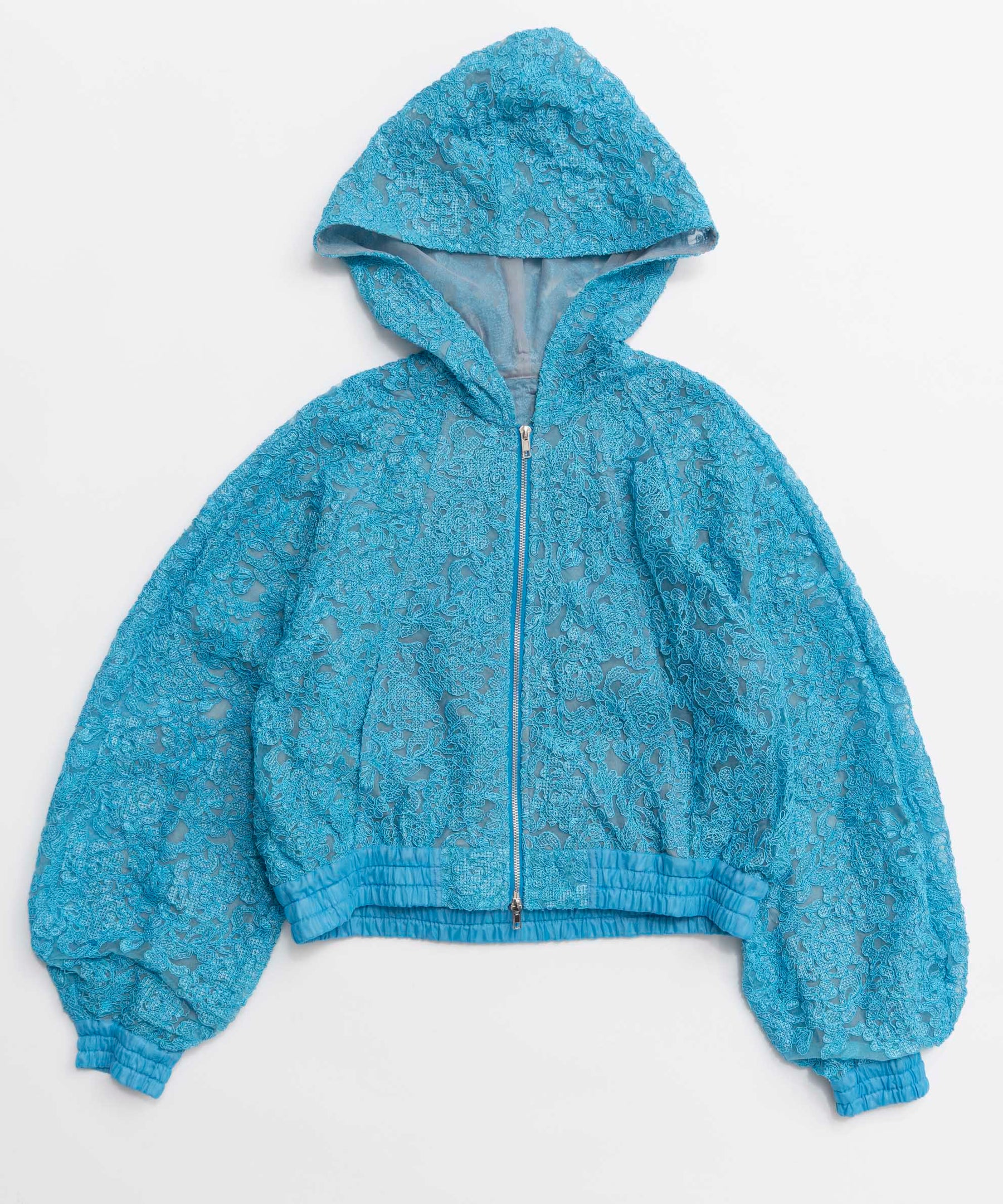 【26SPRING PRE-ORDER】Hooded lace parka