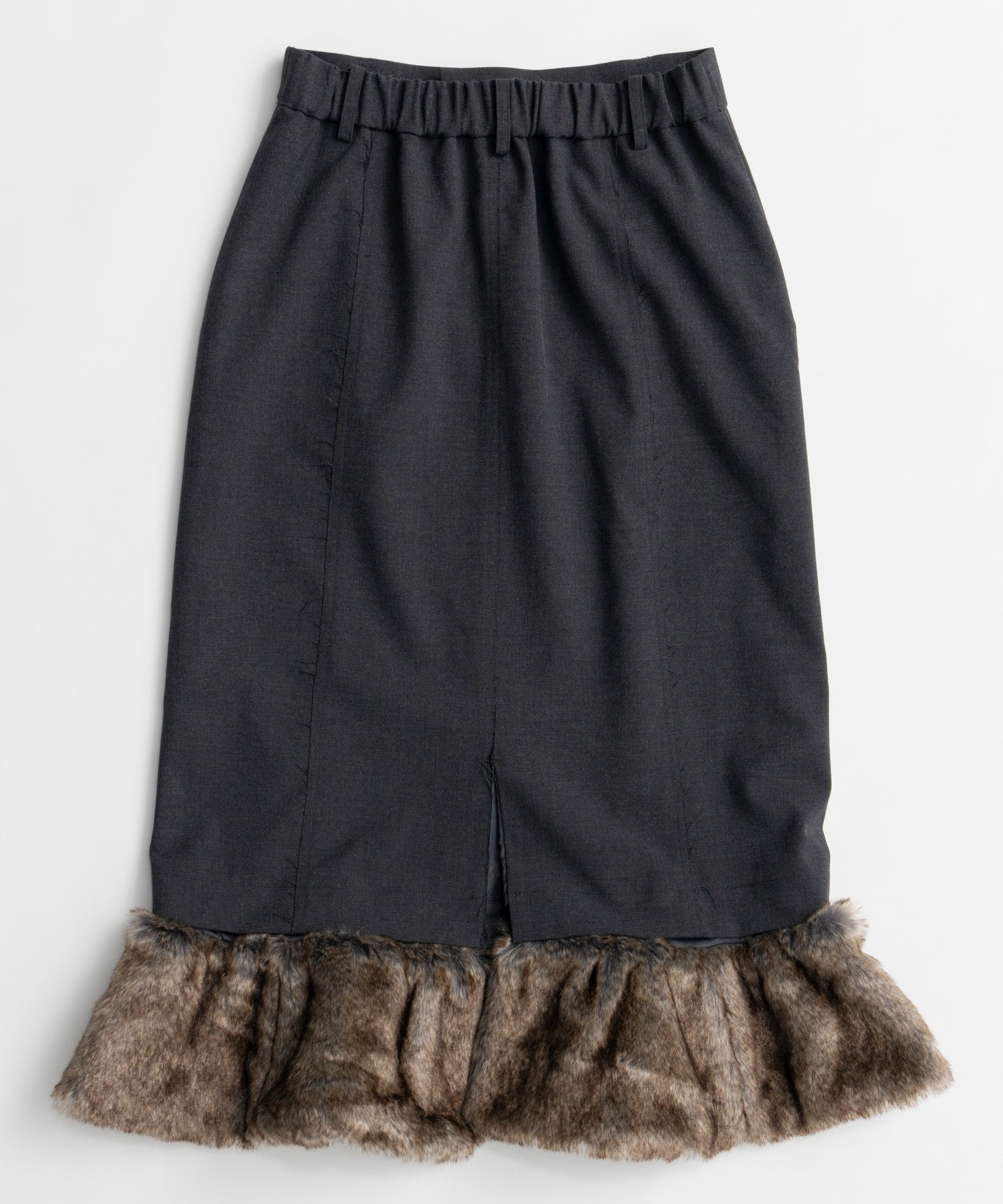 【26WINTER PRE-ORDER】Fur Hem 2WAY Skirt