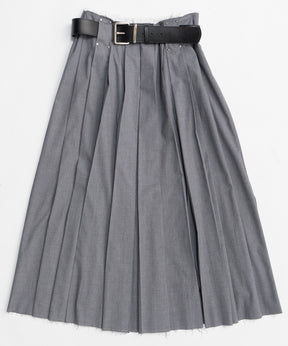 【26SPRING PRE-ORDER】Belted Pleated Skirt