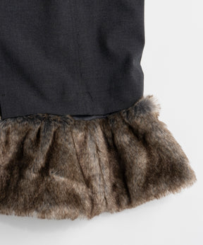 【26WINTER PRE-ORDER】Fur Hem 2WAY Skirt