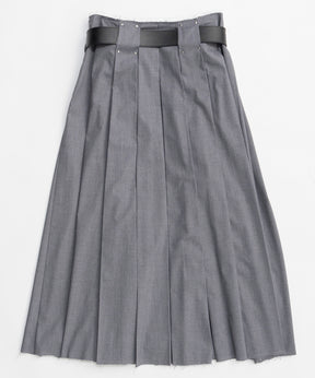 【26SPRING PRE-ORDER】Belted Pleated Skirt