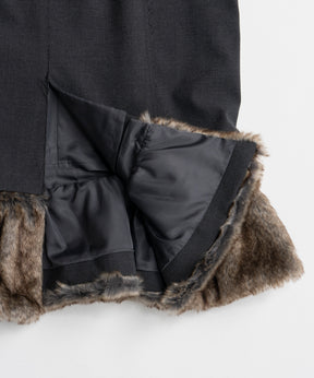 【26WINTER PRE-ORDER】Fur Hem 2WAY Skirt