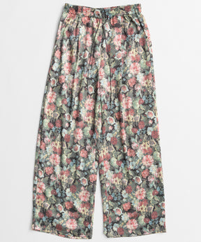 【26WINTER PRE-ORDER】Gobelin Floral Print Easy Pants