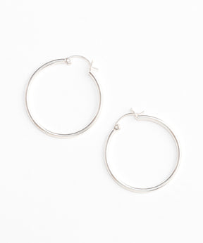 ROUND HOOP EARRINGS