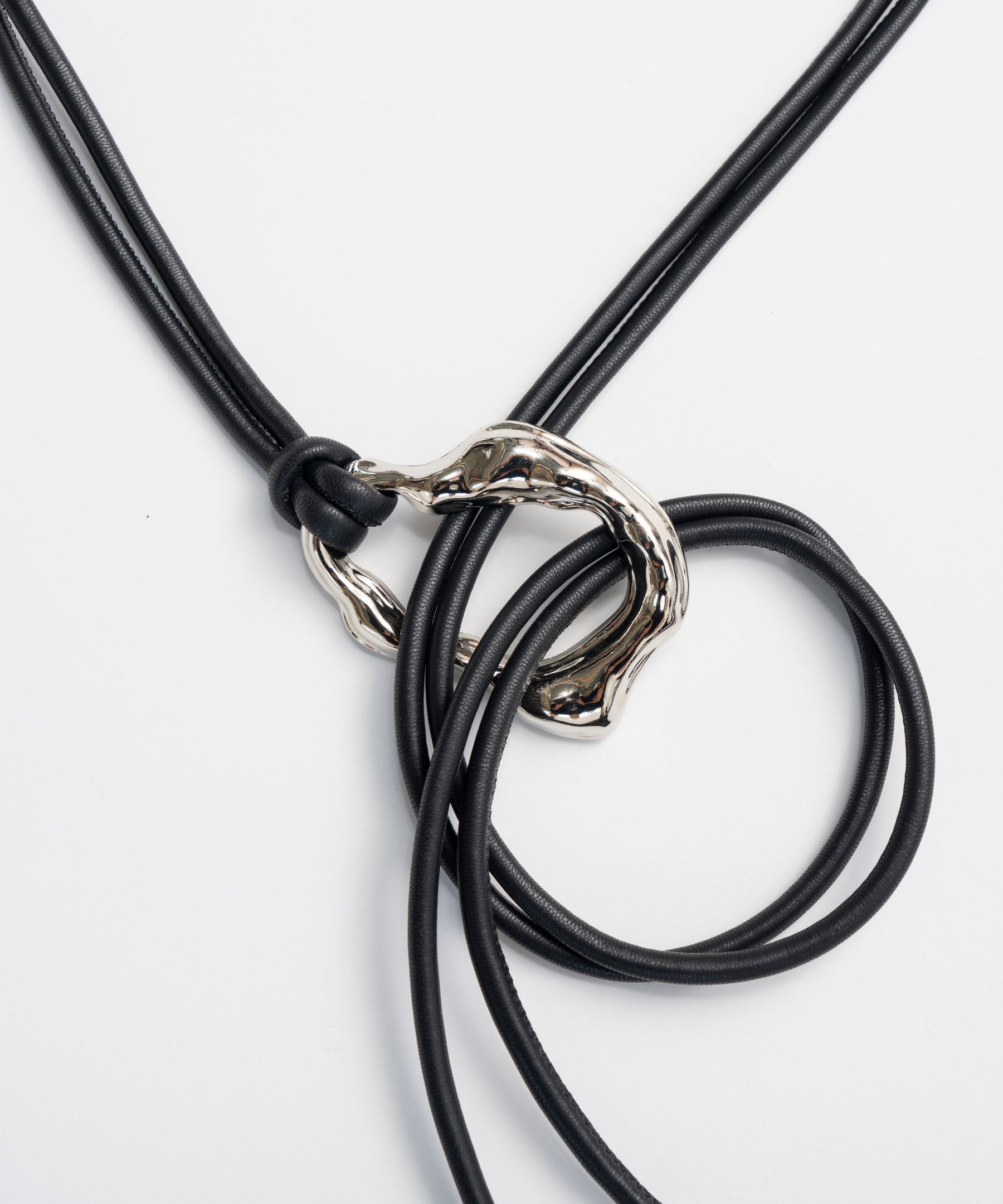Vegan Leather Rope Belt