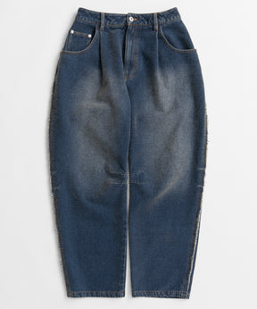 【26WINTER COLLECTION】Chenille Wide Baggy Denim
