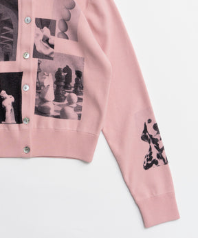 【26SPRING PRE-ORDER】Photo Collage Compact Knit Cardigan