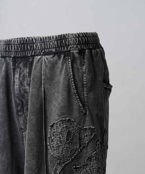 4 색 샹 브레이 세탁 가능한 양모 피크 라펠 더블 가슴 재킷