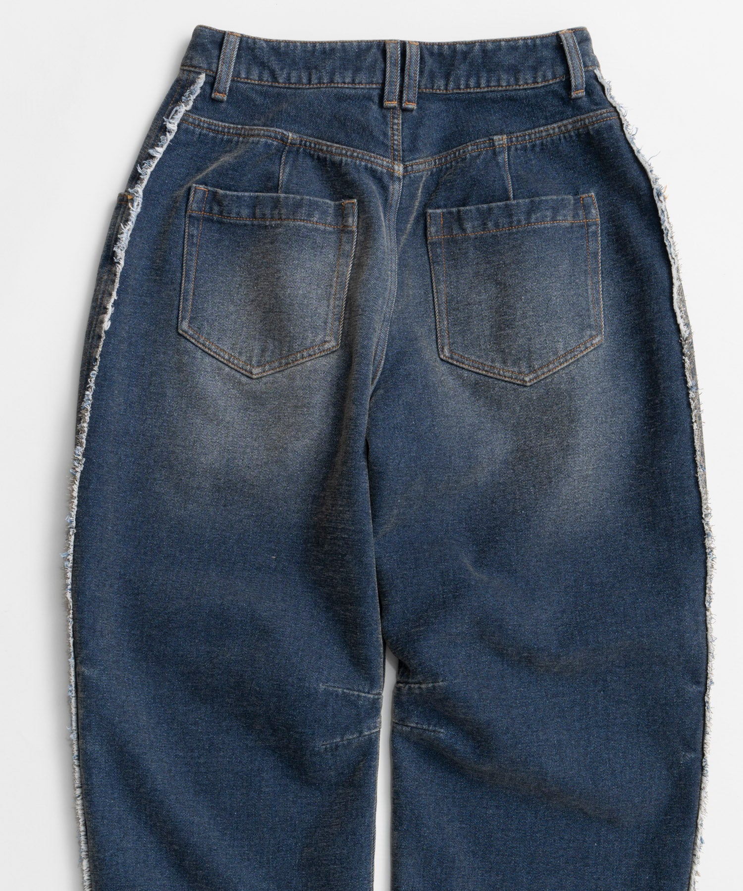 【26WINTER COLLECTION】Chenille Wide Baggy Denim