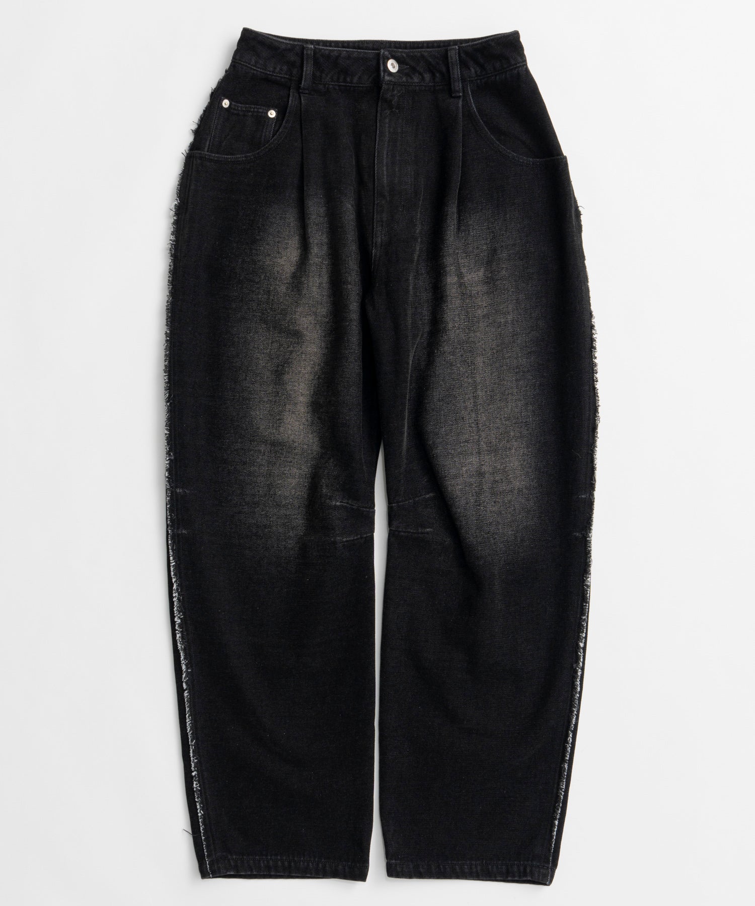 【26WINTER COLLECTION】Chenille Wide Baggy Denim