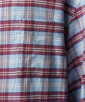 [意大利死库织物] Prime-Over常规衣领衬衫外套