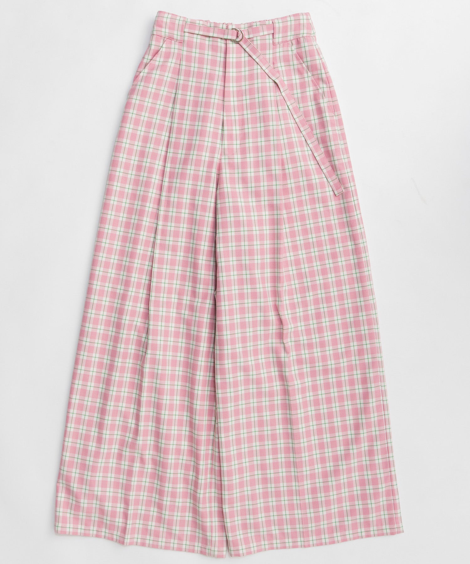 [26SPRING PRE-ORDER] 체크 와이드 팬츠