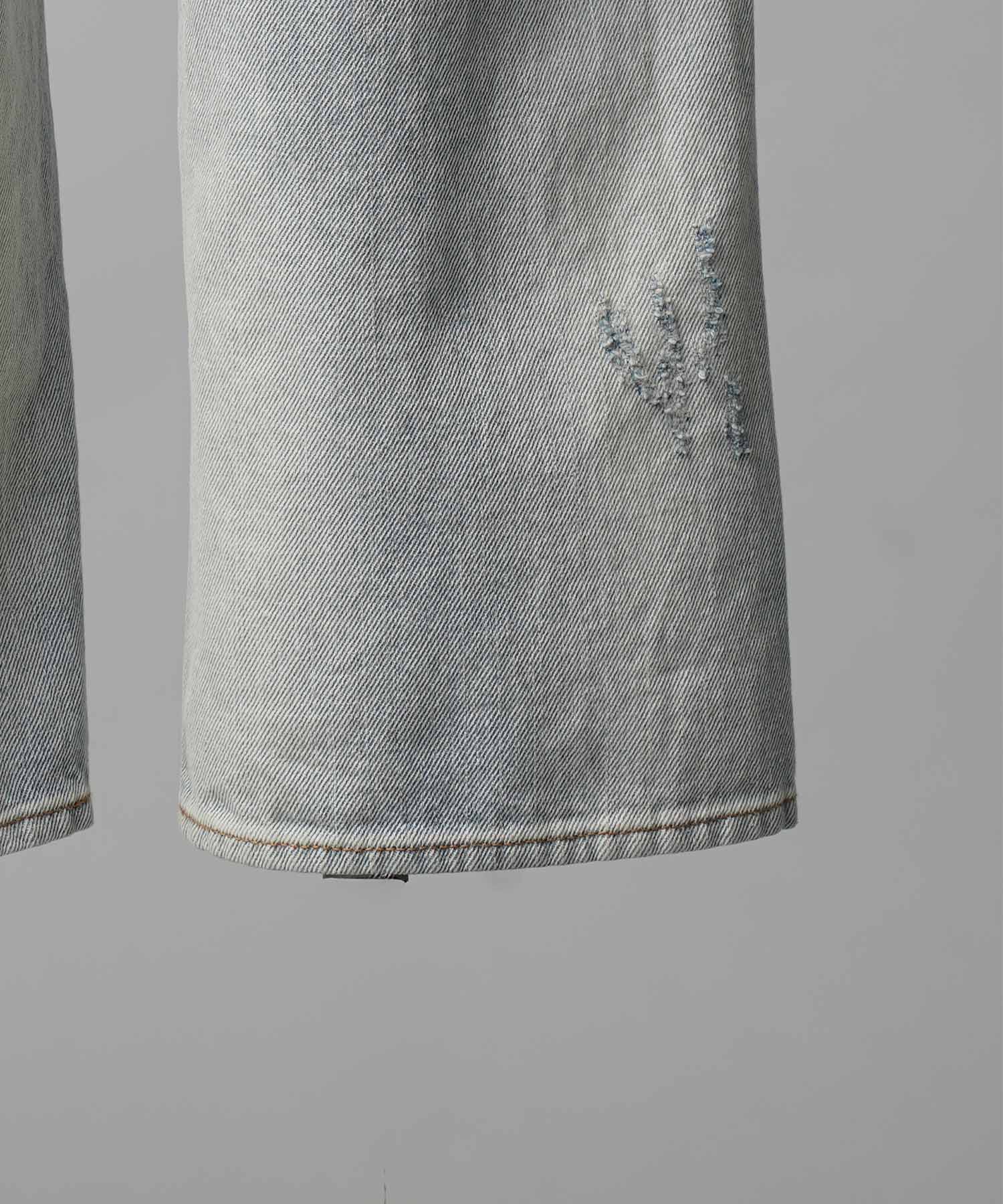 10.5oz Straight Denim Pants