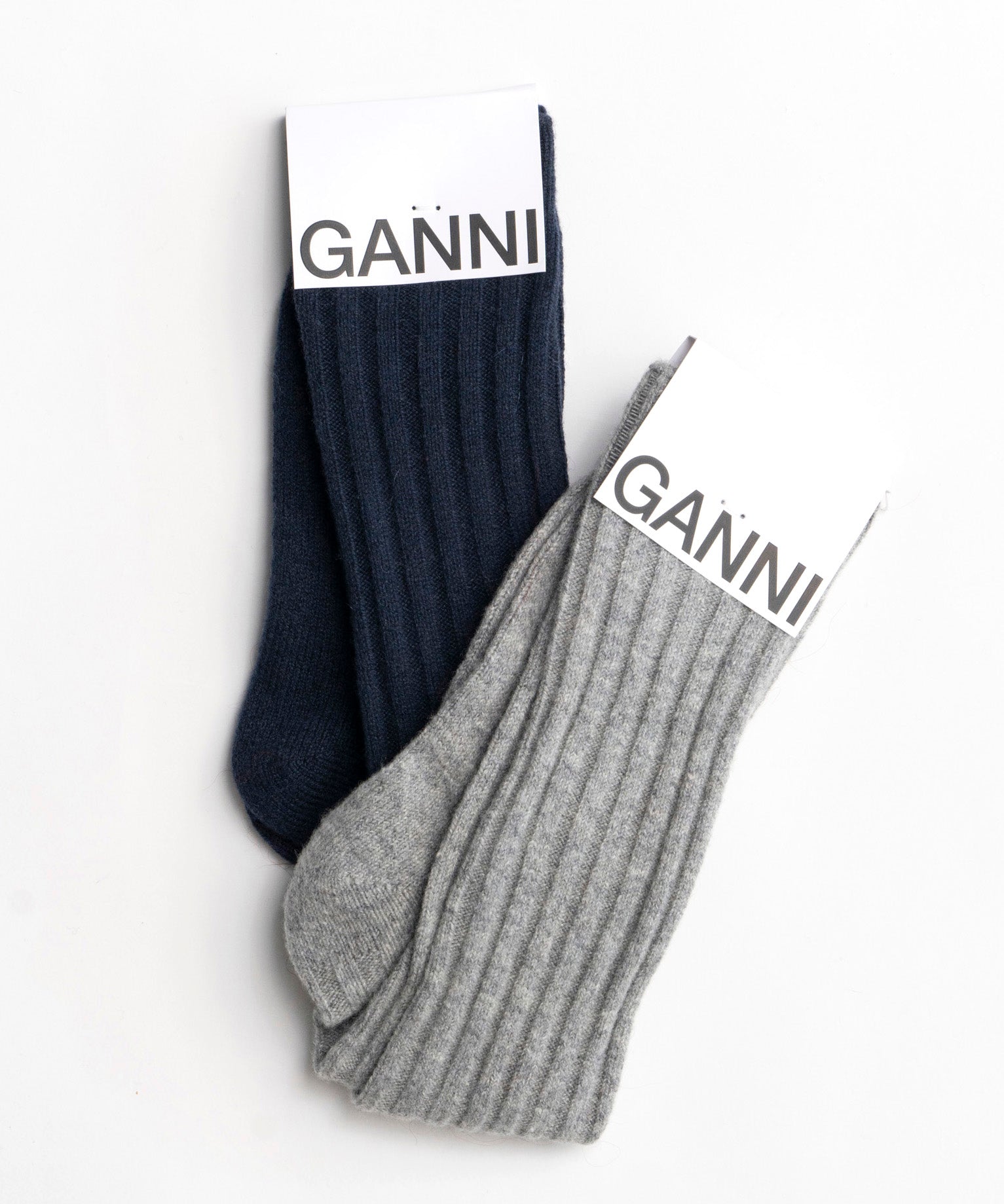 【GANNI】Winter Ribbed Socks