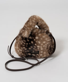 【26AUTUMN PRE-ORDER】Fur Round Mini Bag