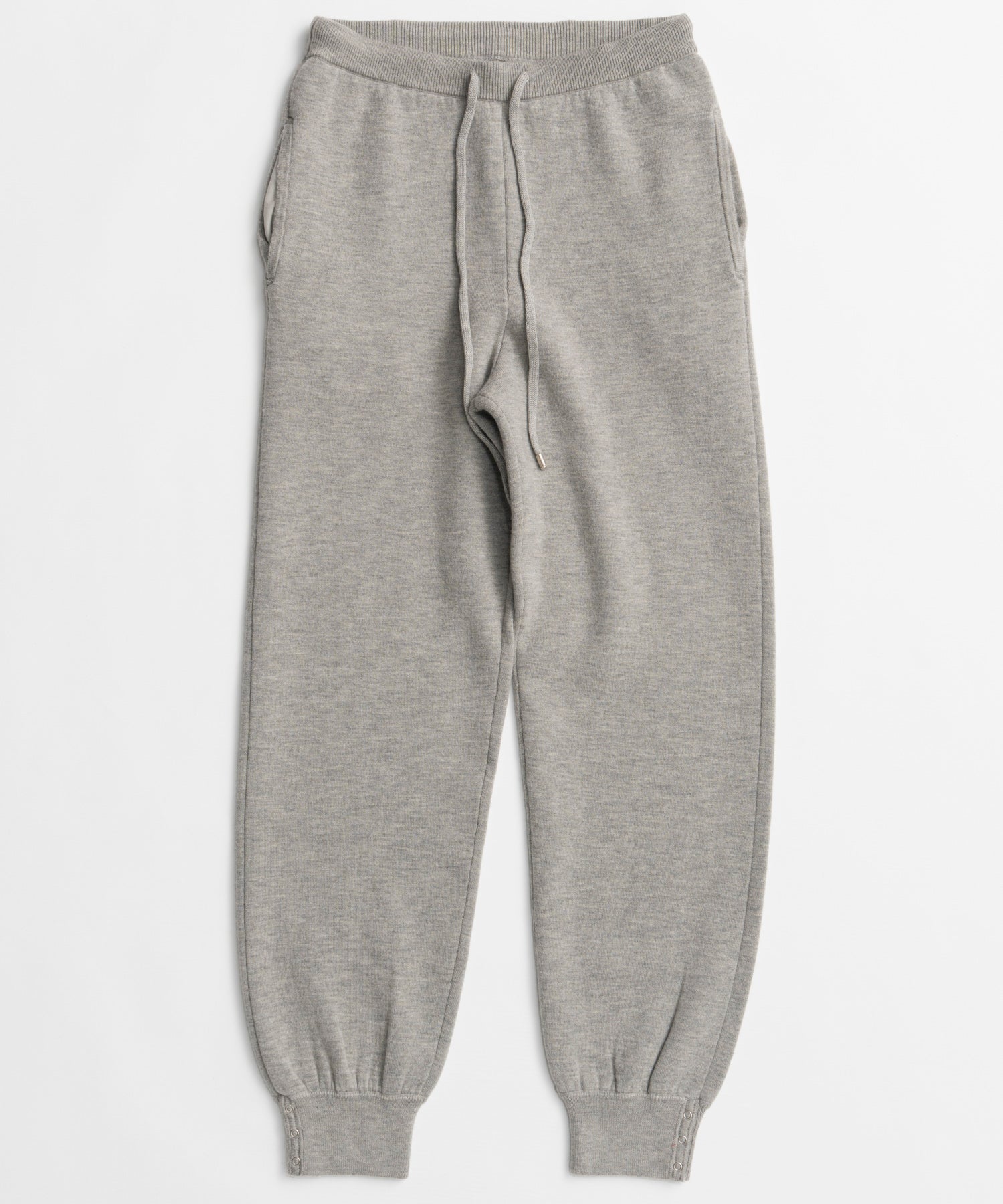 【26WINTER PRE-ORDER】Snap Button Knit Pants