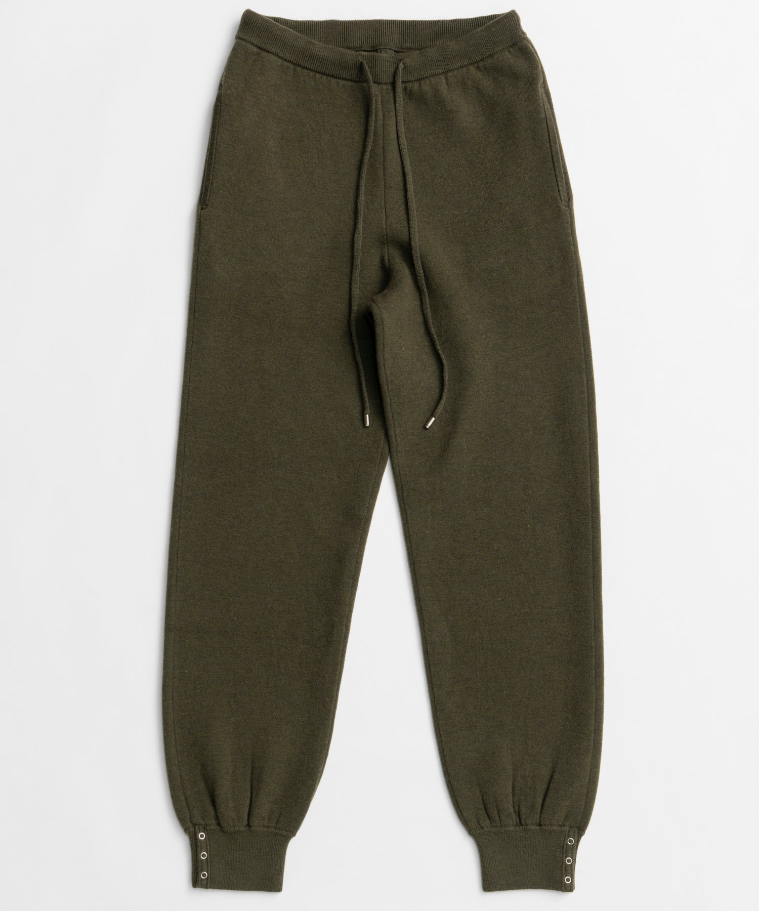 【26WINTER PRE-ORDER】Snap Button Knit Pants