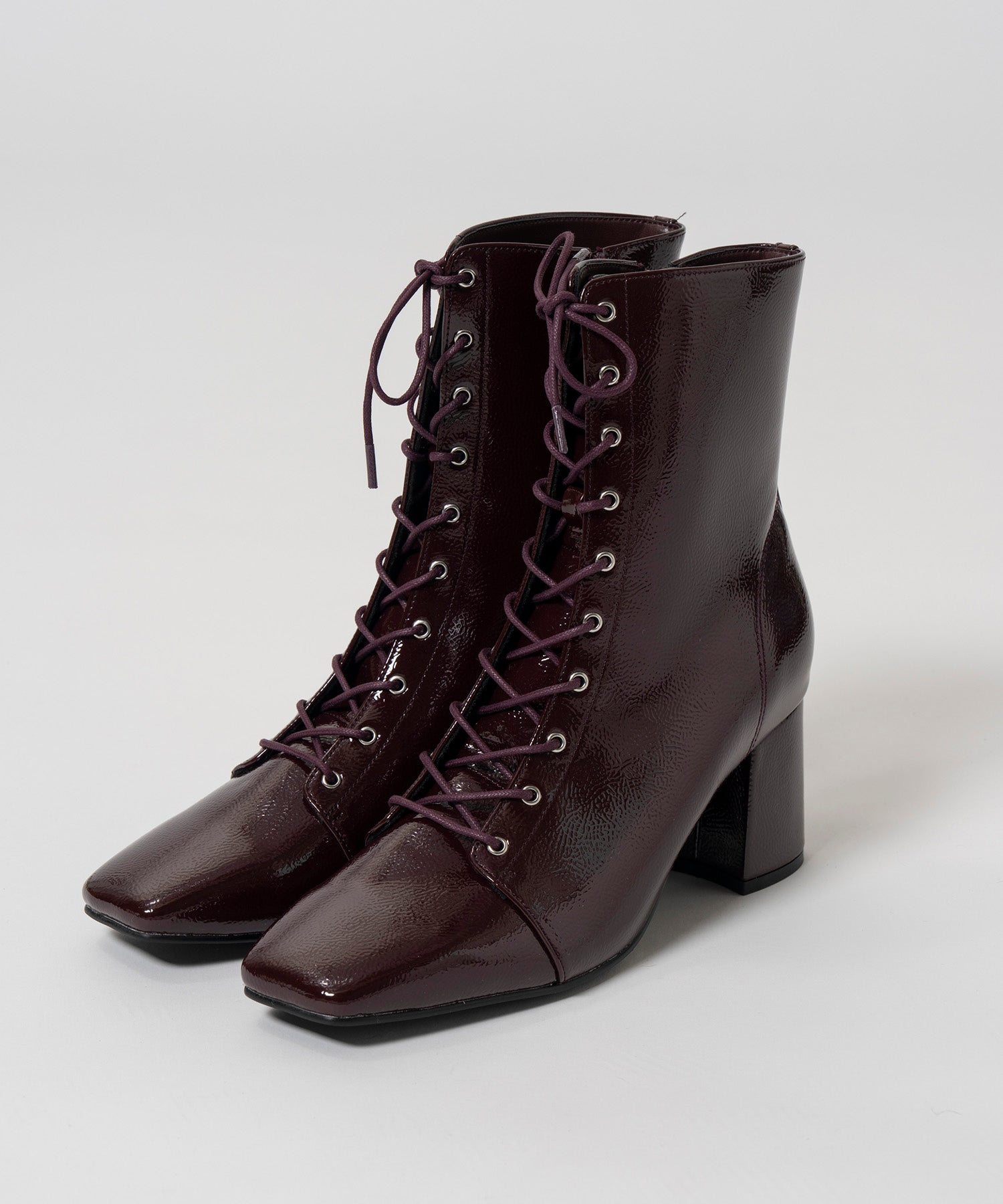 【26AUTUMN PRE-ORDER】Lace-Up Short Boots