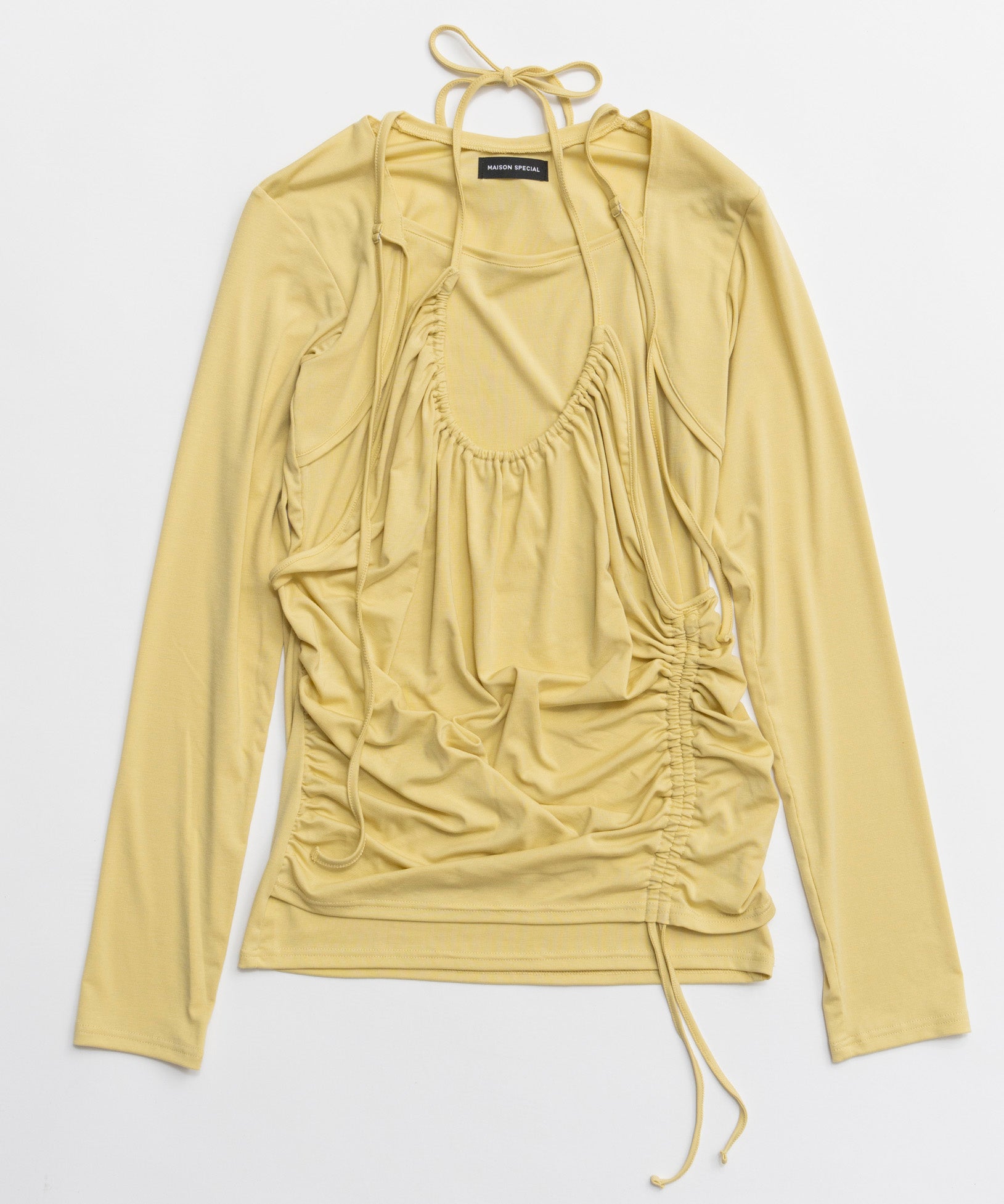 【26SPRING PRE-ORDER】Halter Neck Layered Tops