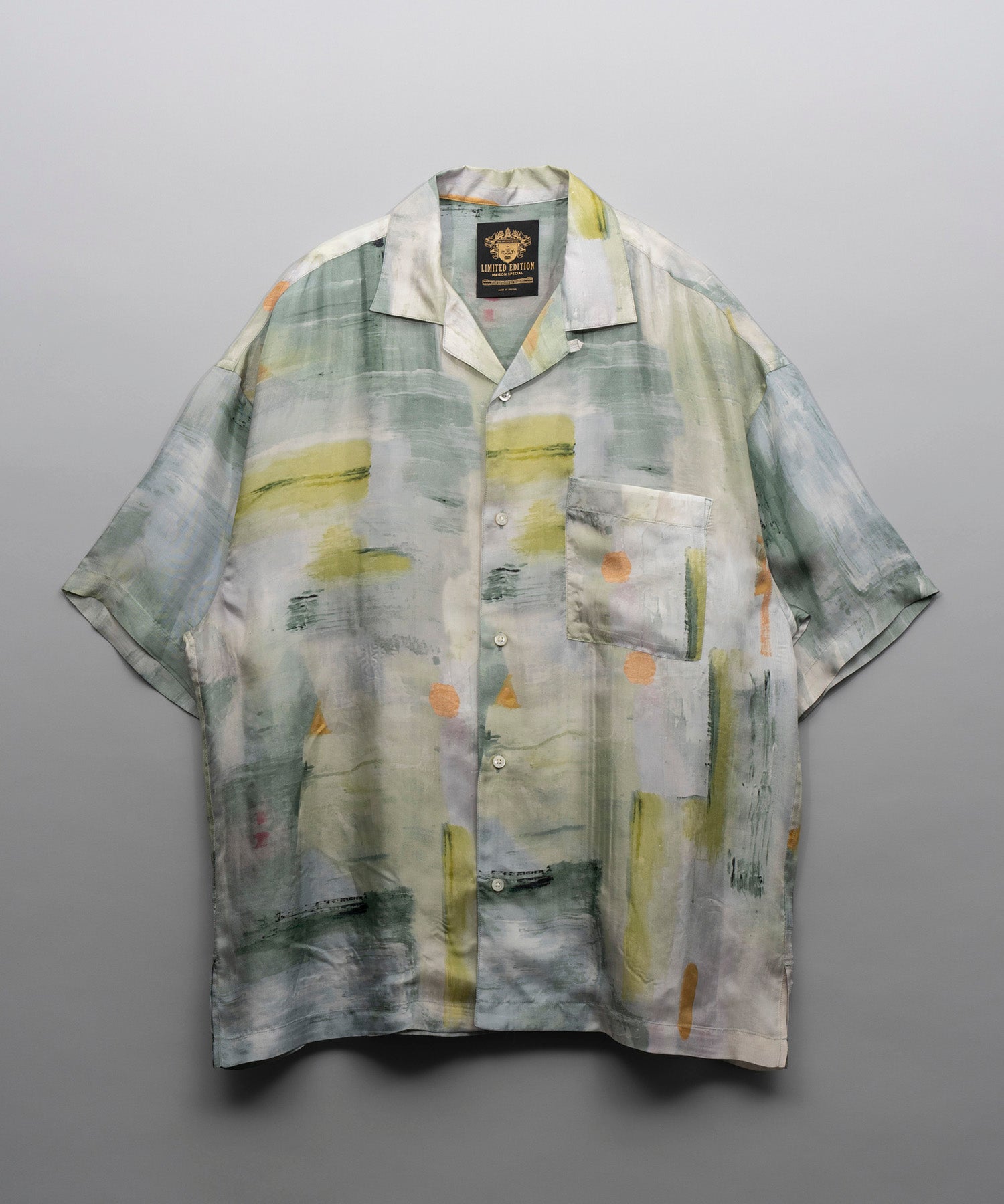 【LIMITED EDITION】Prime-Over Short Sleeve Open Collar Shirt