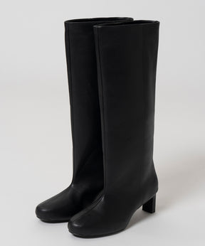 【26AUTUMN PRE-ORDER】Round-Toe Wide Long Boots