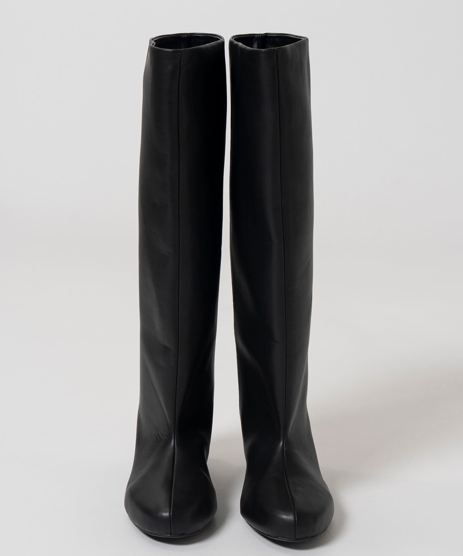 【26AUTUMN PRE-ORDER】Round-Toe Wide Long Boots