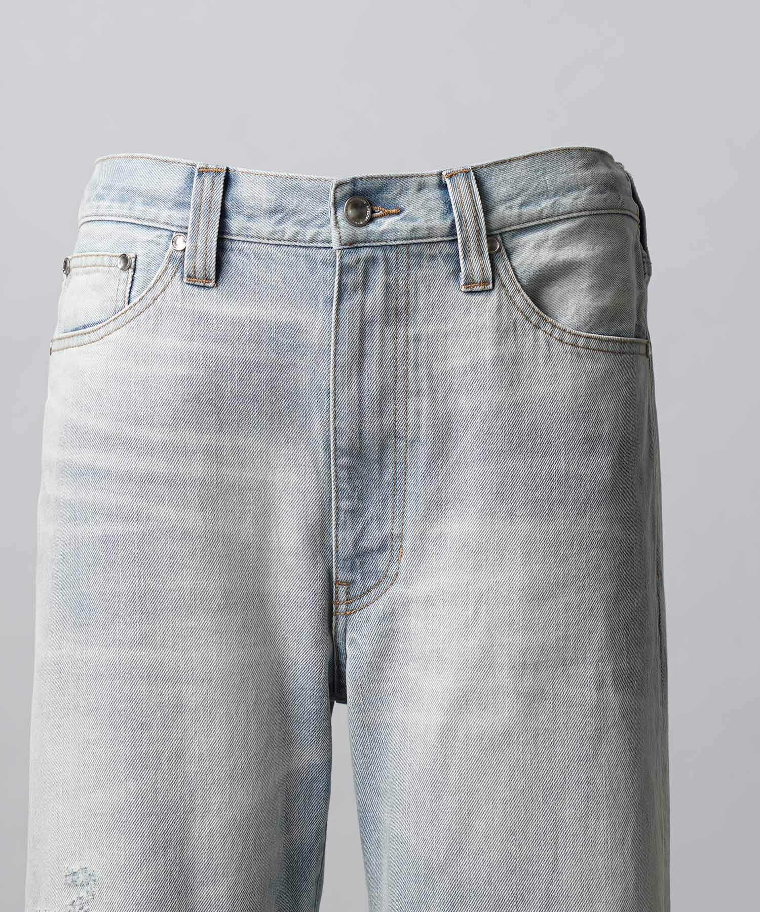 10.5oz Straight Denim Pants