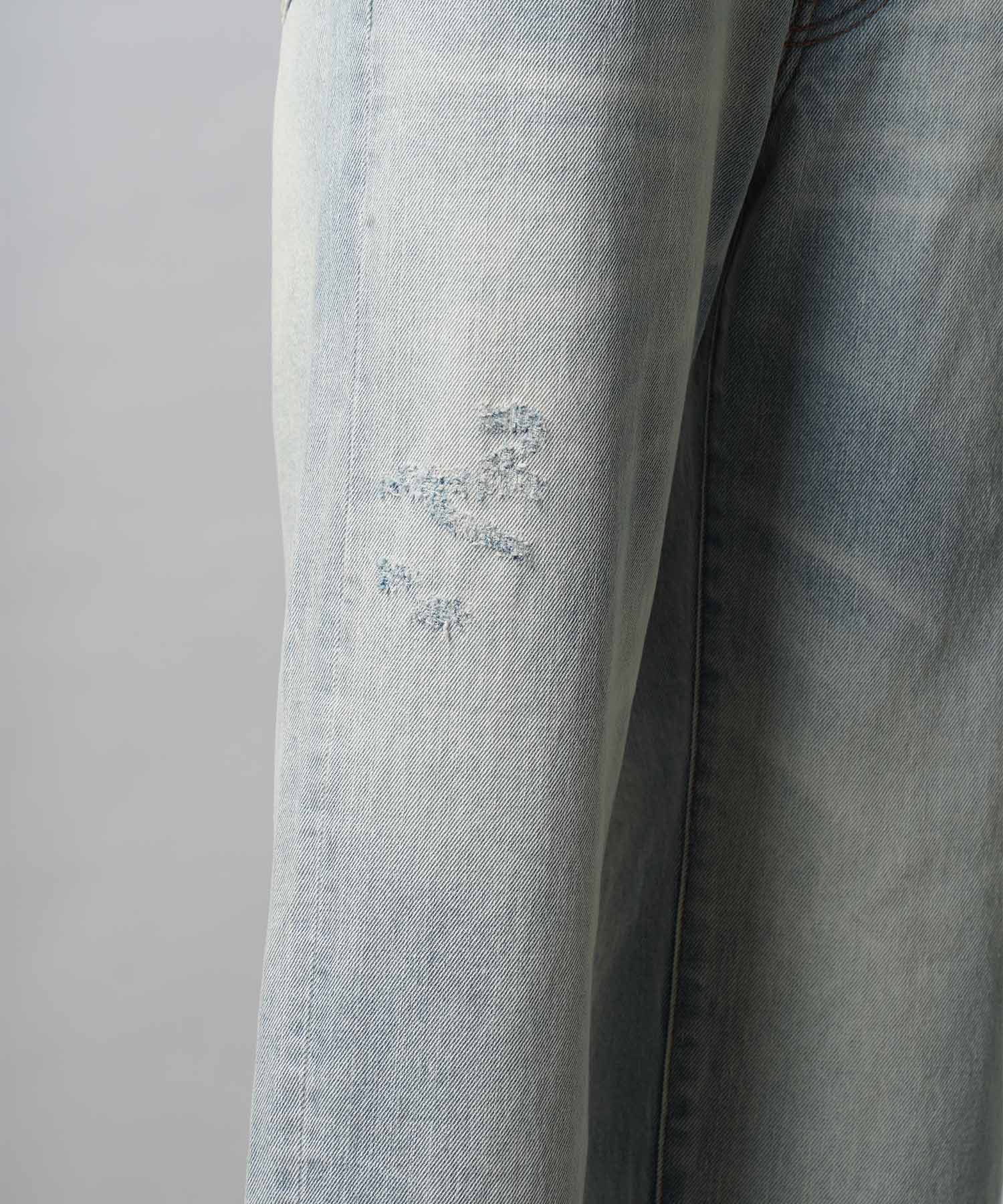 10.5oz Straight Denim Pants