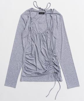 【26SPRING PRE-ORDER】Halter Neck Layered Tops