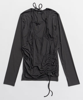 【26SPRING PRE-ORDER】Halter Neck Layered Tops