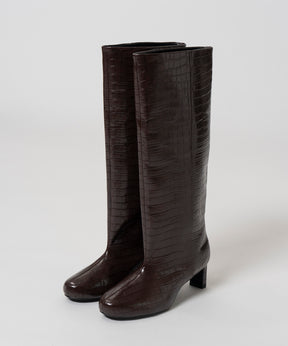 【26AUTUMN PRE-ORDER】Round-Toe Wide Long Boots