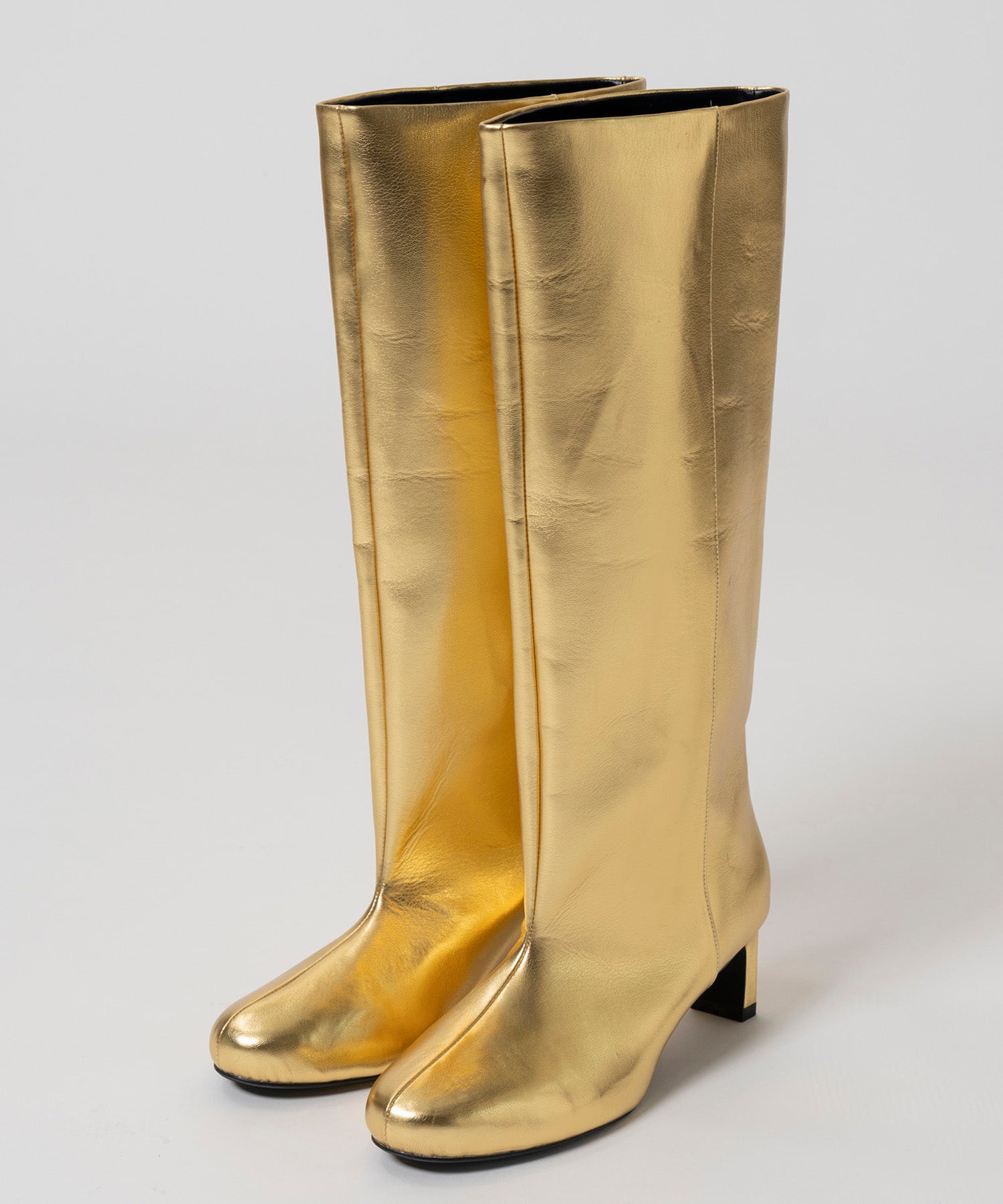 【26AUTUMN PRE-ORDER】Round-Toe Wide Long Boots