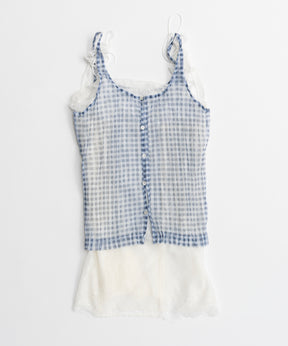【26AUTUMN PRE-ORDER】(Yurika Nakano Collaboration) Mille-Feuille Camisole Dress