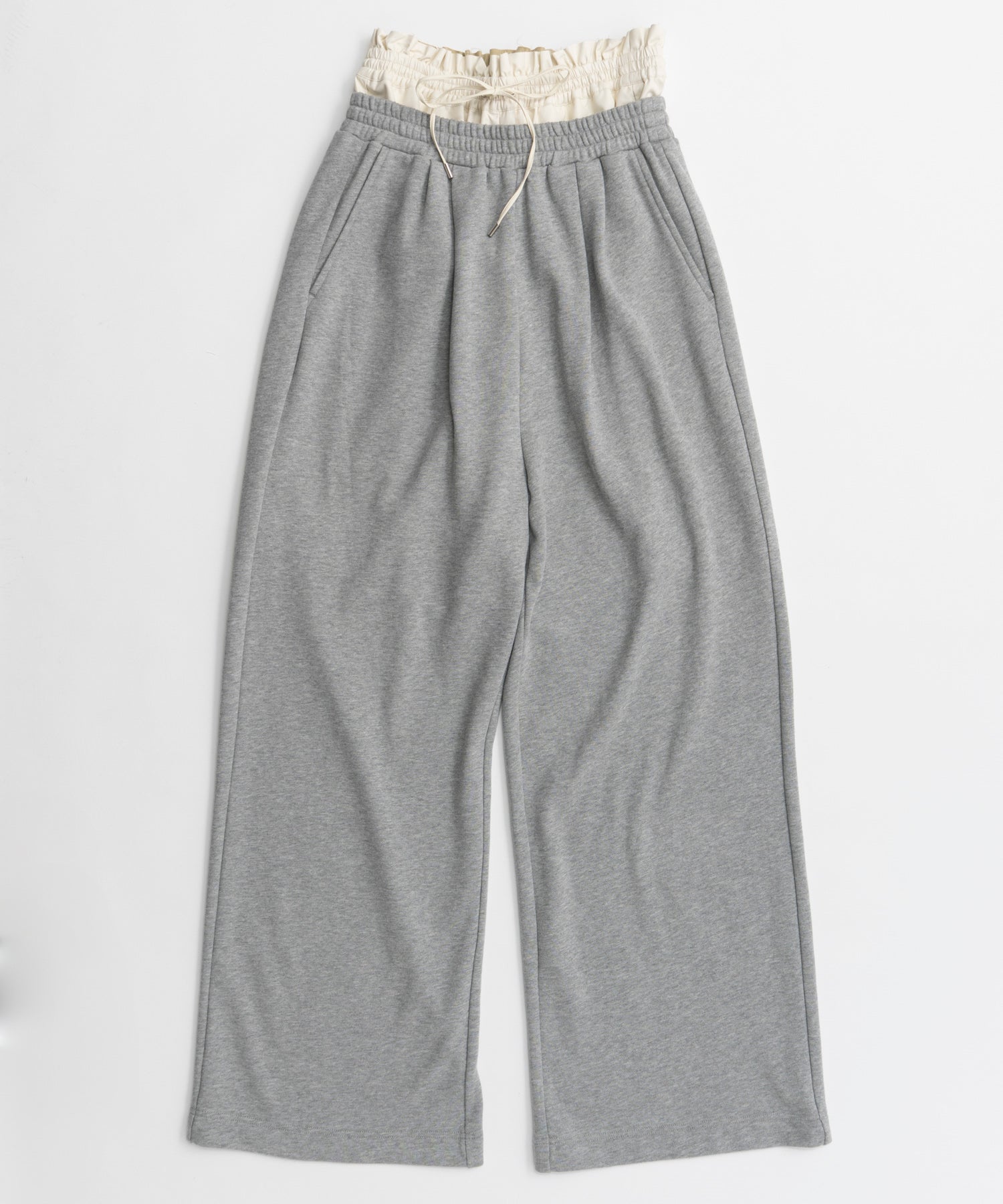 【26AUTUMN PRE-ORDER】(Yurika Nakano Collaboration) Whipped Cream Layered Pants