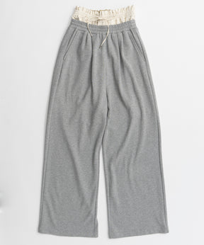 【26AUTUMN PRE-ORDER】(Yurika Nakano Collaboration) Whipped Cream Layered Pants