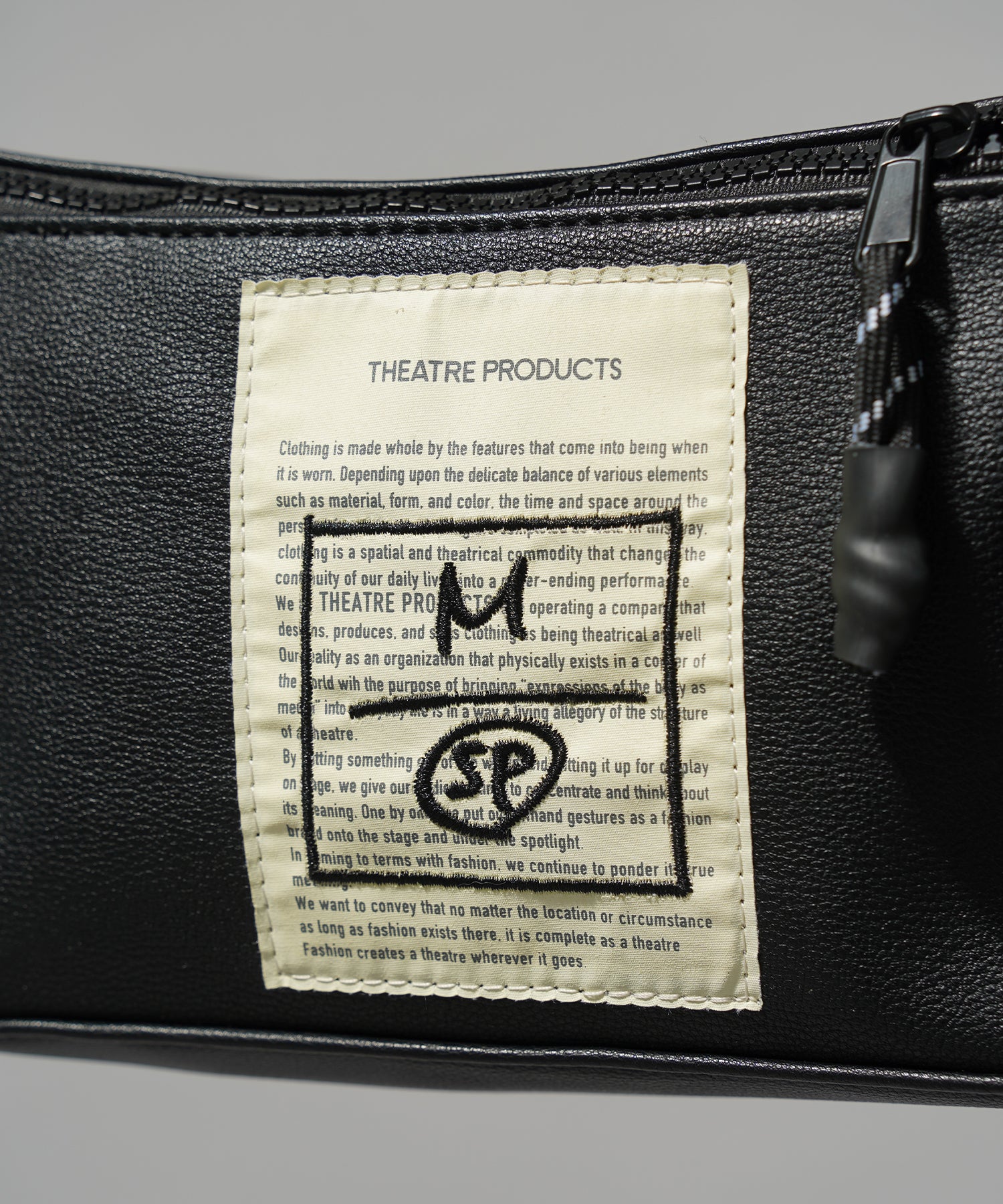 Aluminum Bonded Leather Shoulder Bag