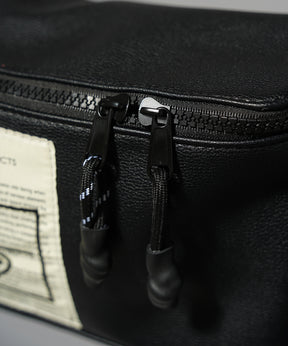 Aluminum Bonded Leather Shoulder Bag